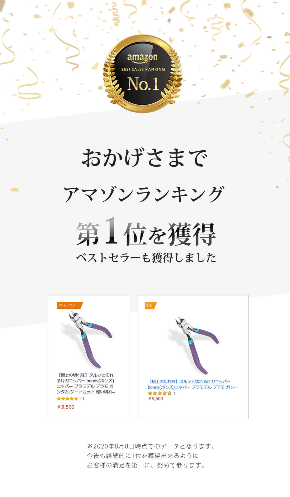 ヌルッと切れる片刃ニッパー（bondsニッパー）